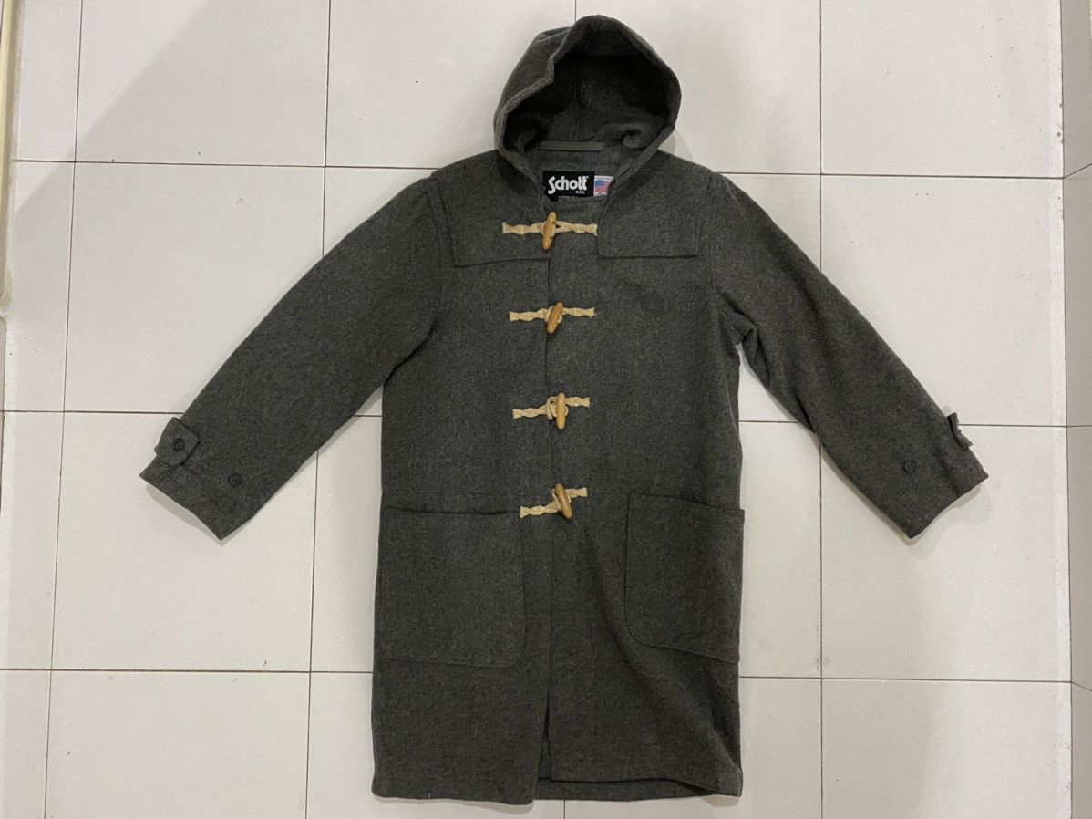 Schott × Vintage 🔥Vintage🔥 Schott Duffle Jacket Size US M / EU 48-50 / 2 - 2 Thumbnail