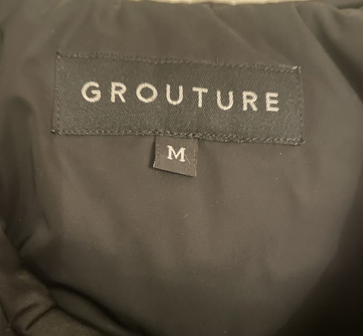 Grouture Grouture black padded vest | Grailed
