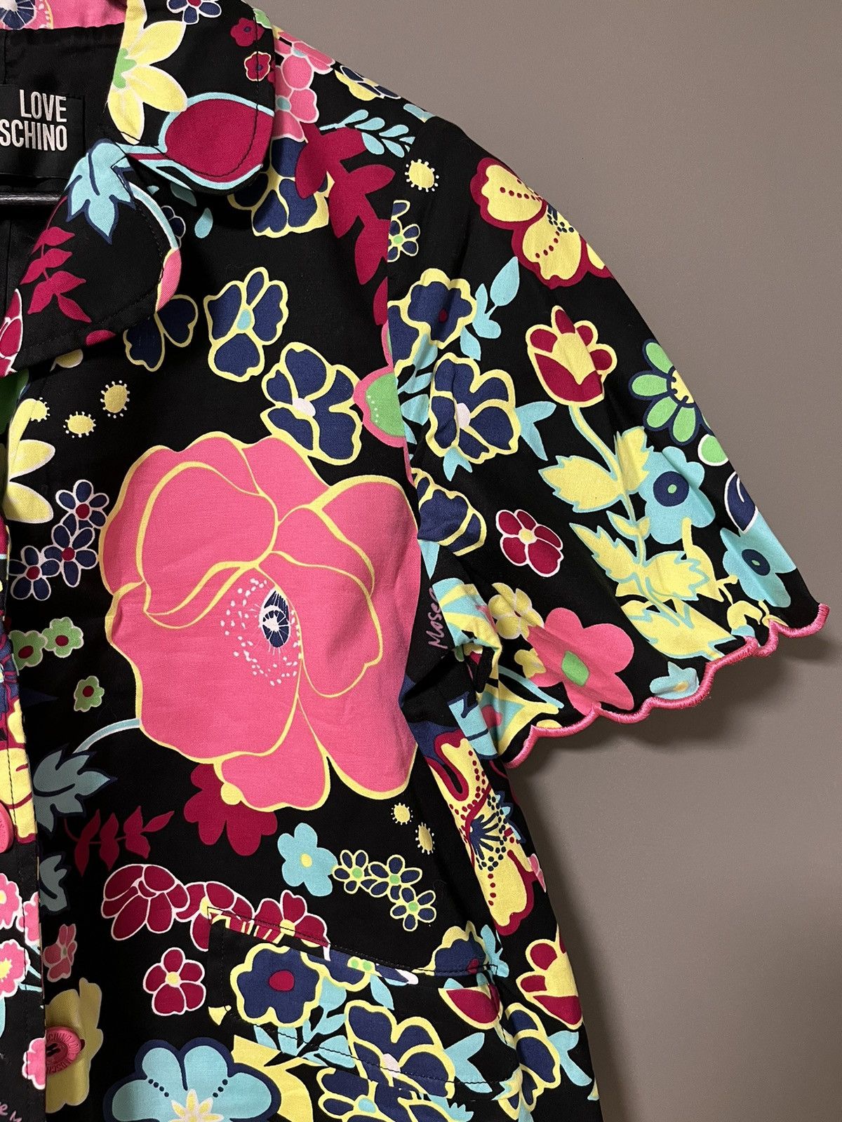 Love Moschino Love Moschino Flowers Blazer Jacket Size XL / US 12-14 / IT 48-50 - 3 Thumbnail