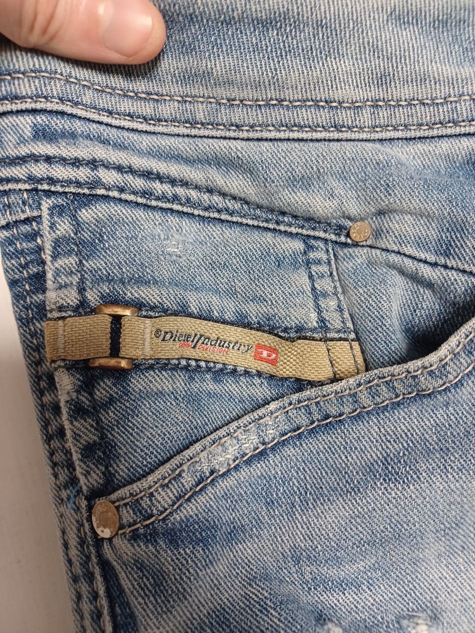 Diesel Diesel distressed vintage avant-garde japanese denim jeans Size US 33 - 8 Thumbnail