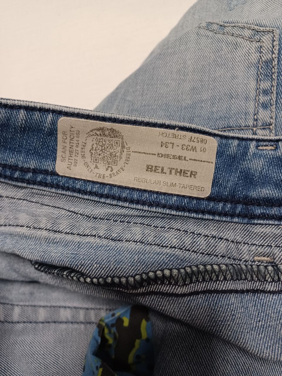 Diesel Diesel distressed vintage avant-garde japanese denim jeans Size US 33 - 5 Thumbnail