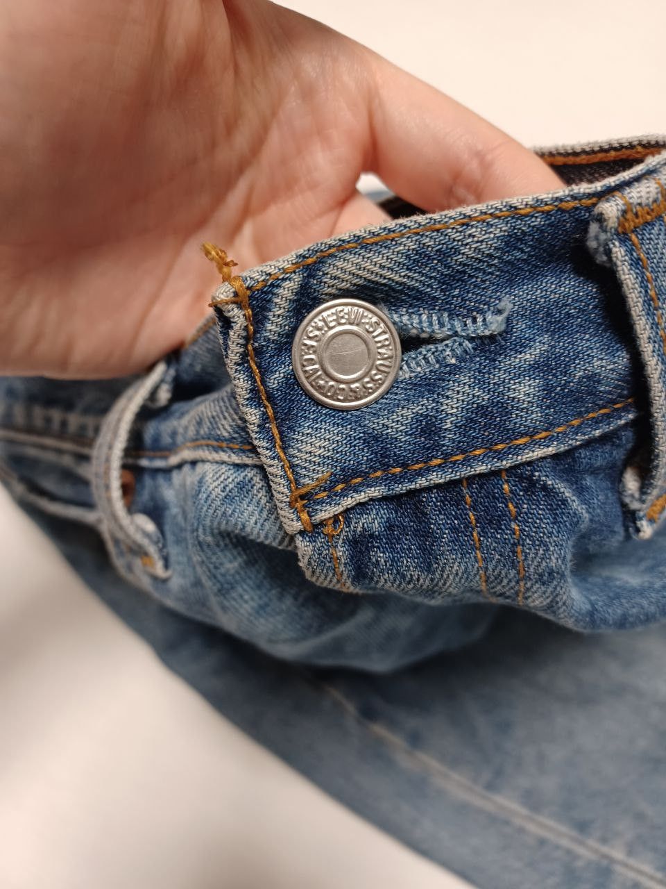 Levi's Vintage Clothing Levis bleach distressed made in Canada vintage 1993 jeans Size US 32 / EU 48 - 3 Thumbnail