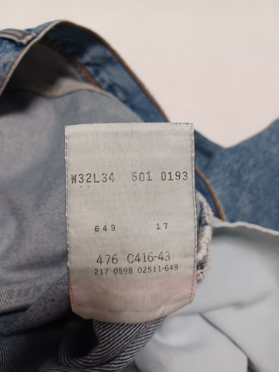 Levi's Vintage Clothing Levis bleach distressed made in Canada vintage 1993 jeans Size US 32 / EU 48 - 6 Thumbnail
