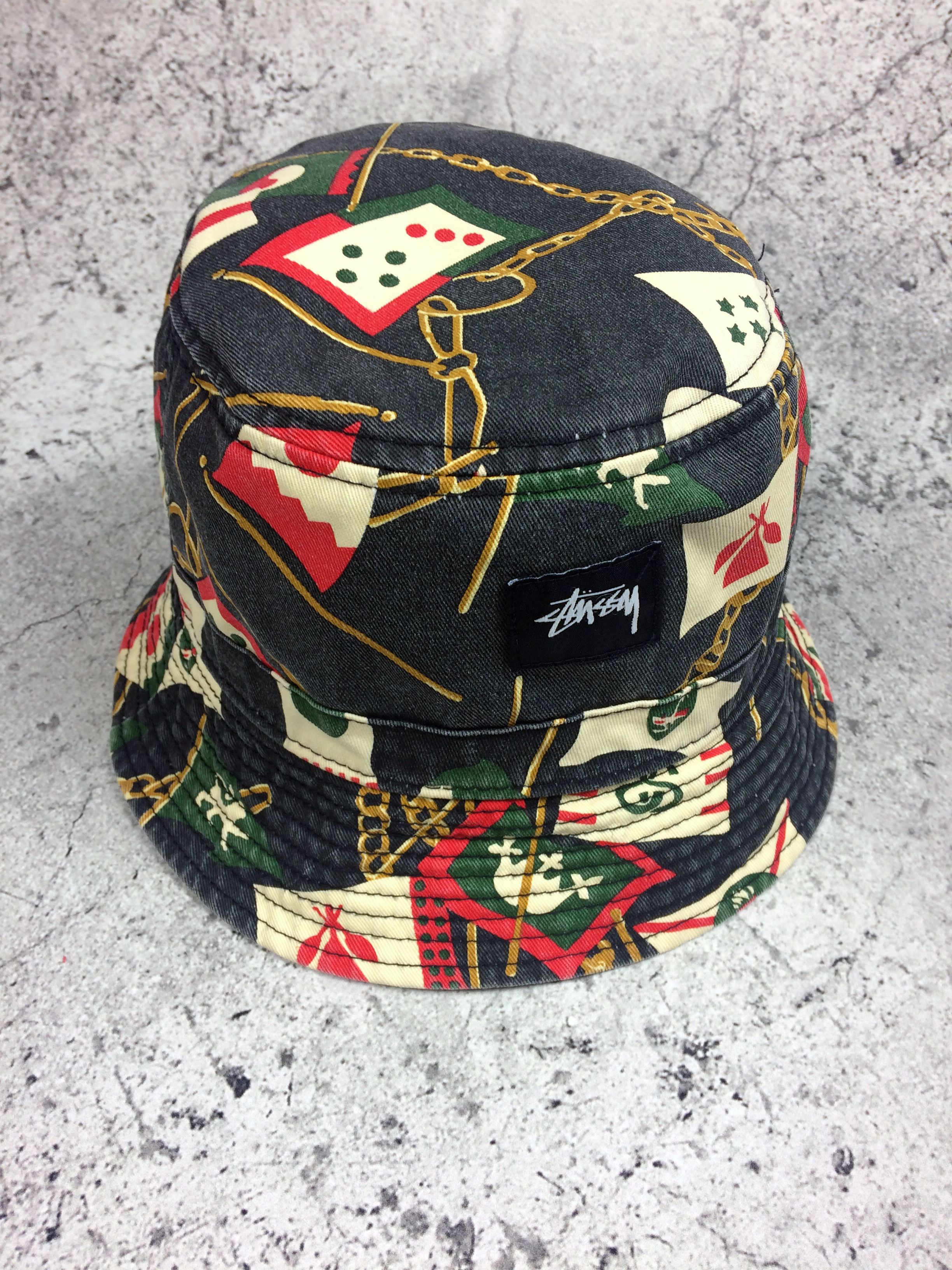 OLD STUSSY patchwork check bucket hat Stussy Bucket Hat