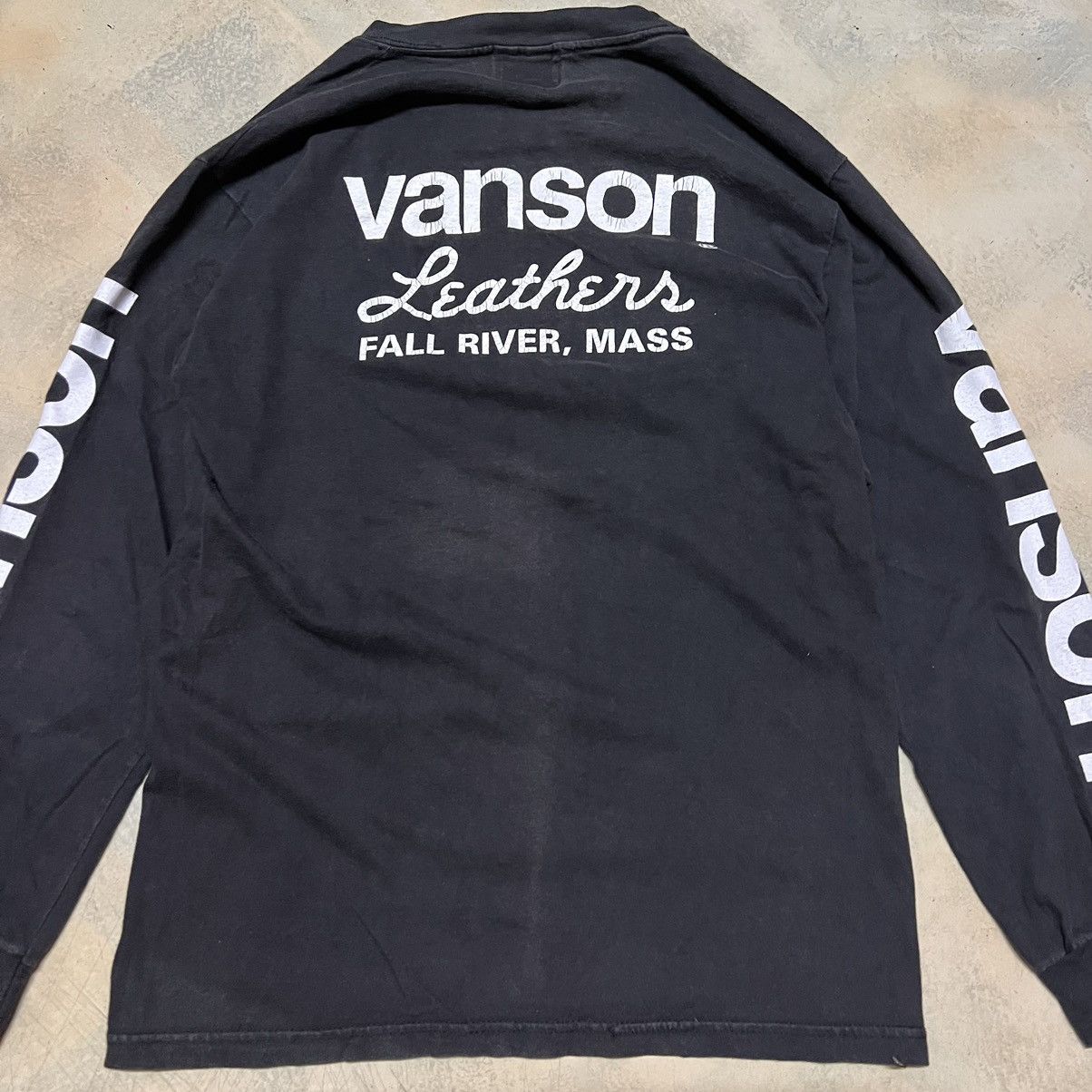 Vanson Leathers Vintage Vanson Leathers Long Sleeves Sun Faded Shirt Size US S / EU 44-46 / 1 - 13 Thumbnail