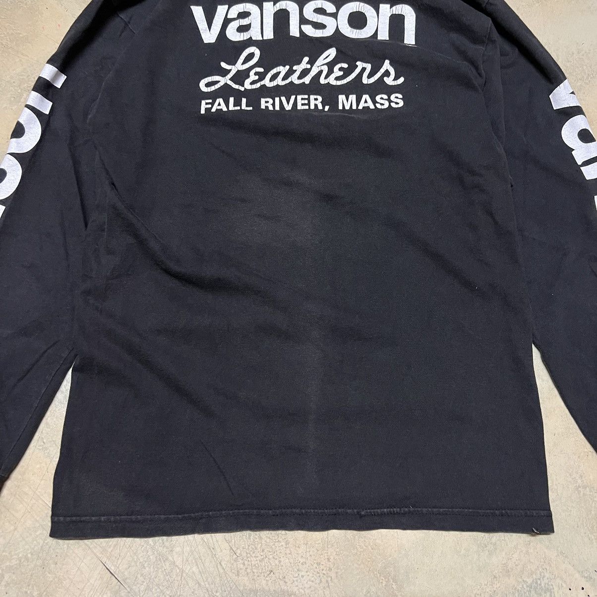 Vanson Leathers Vintage Vanson Leathers Long Sleeves Sun Faded Shirt Size US S / EU 44-46 / 1 - 16 Thumbnail