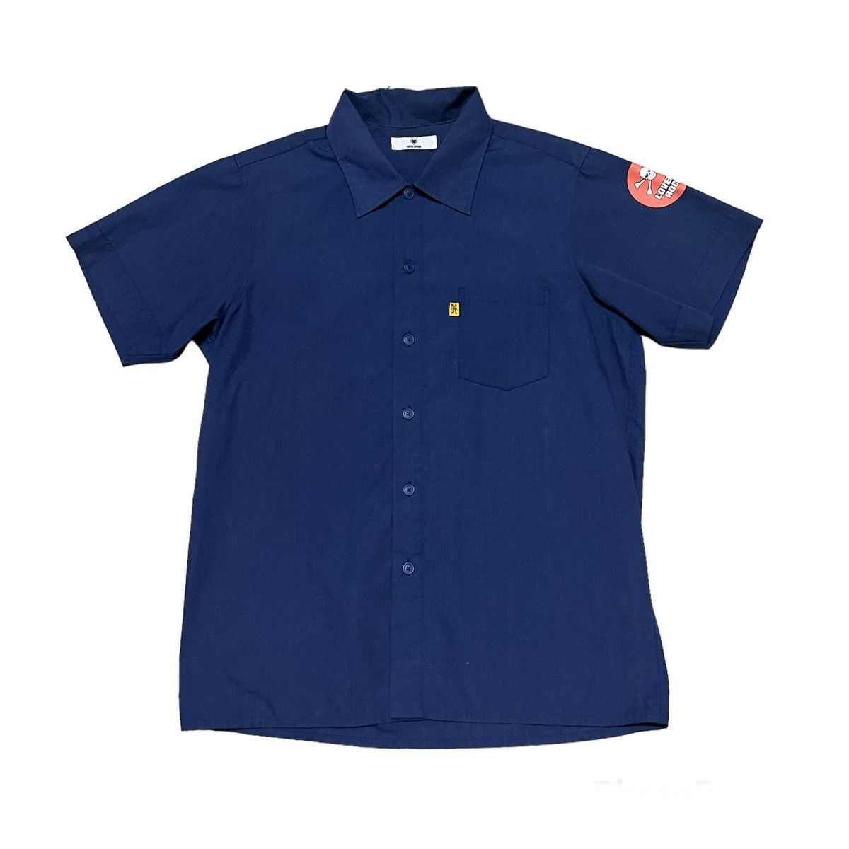 Japanese Brand Super Lovers Brand Lovers Rock Big Logo Button Up Shirt Size US M / EU 48-50 / 2 - 2 Thumbnail