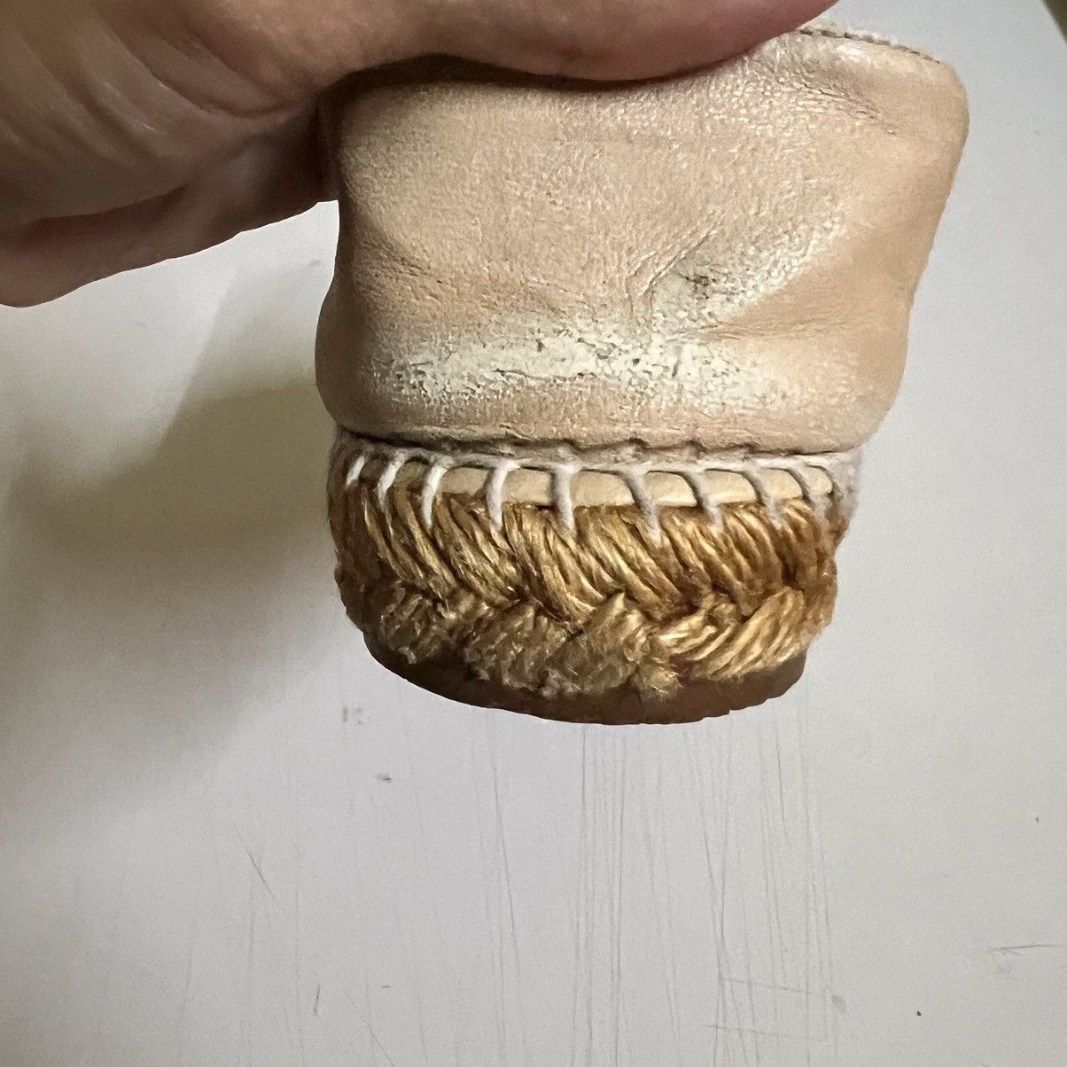Chanel Chanel Espadrilles Lamb Skin Slip On Beige And Black Size US 9 / IT 39 - 16 Thumbnail