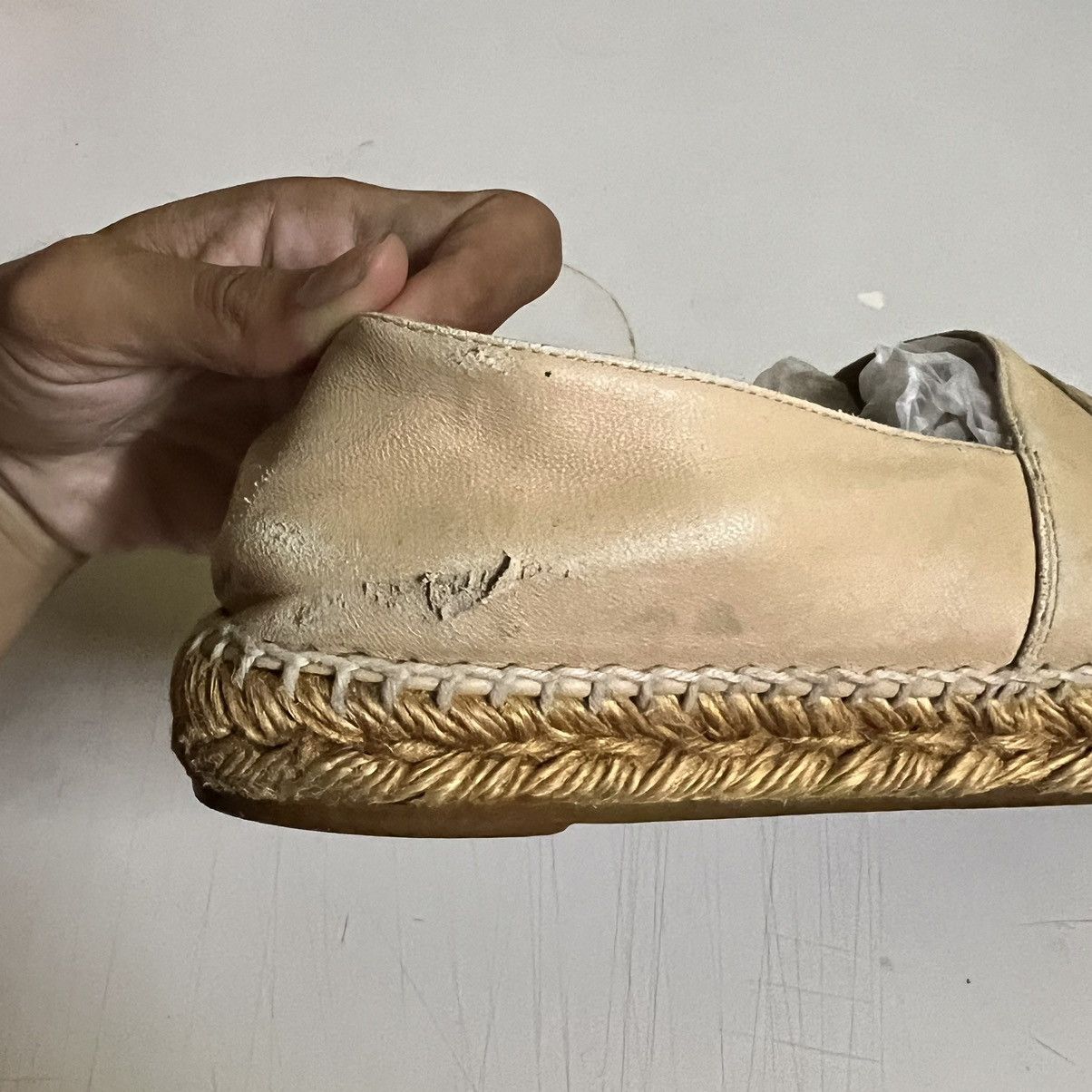 Chanel Chanel Espadrilles Lamb Skin Slip On Beige And Black Size US 9 / IT 39 - 8 Thumbnail