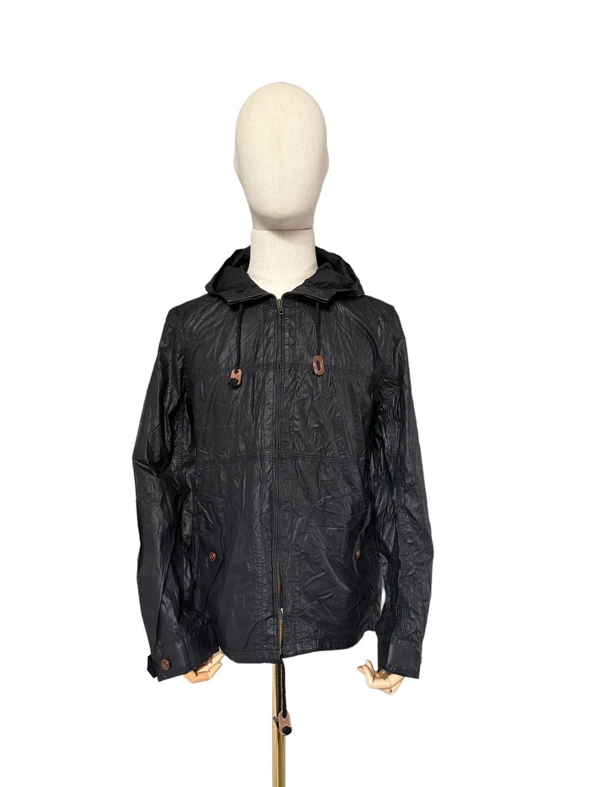 Boycott 00's Boycott Japan waxed zipper jacket Size US L / EU 52-54 / 3 - 6 Thumbnail