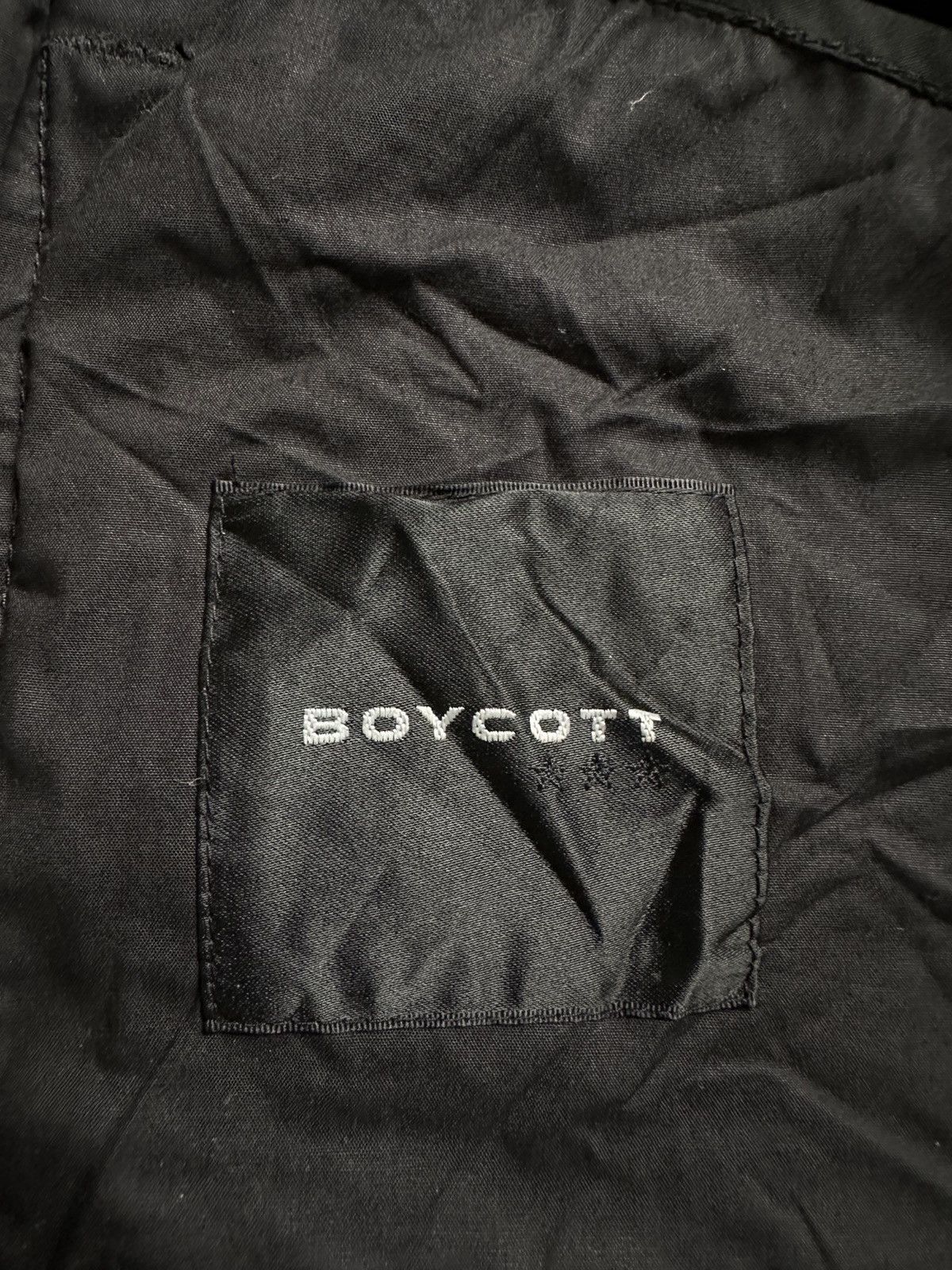 Boycott 00's Boycott Japan waxed zipper jacket Size US L / EU 52-54 / 3 - 14 Thumbnail