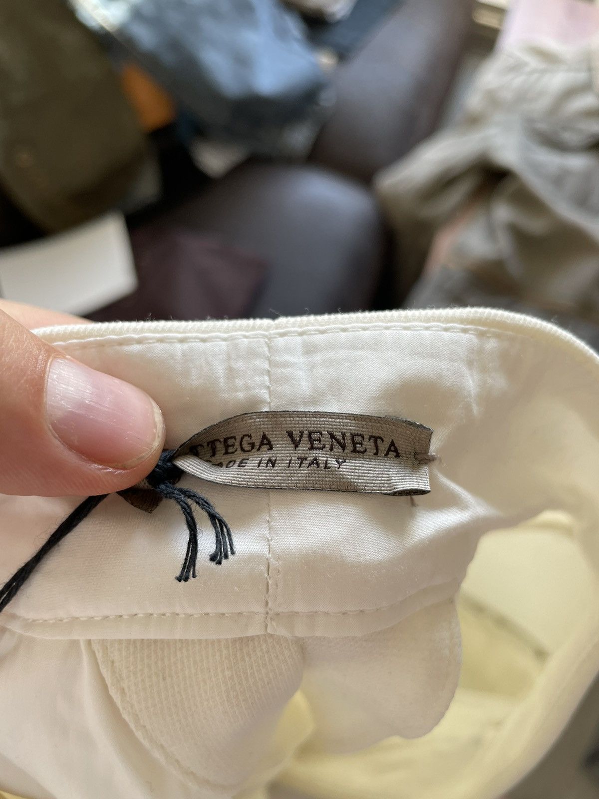 Bottega Veneta FW17 White Pants with Black Side Stripe Size US 32 / EU 48 - 7 Thumbnail