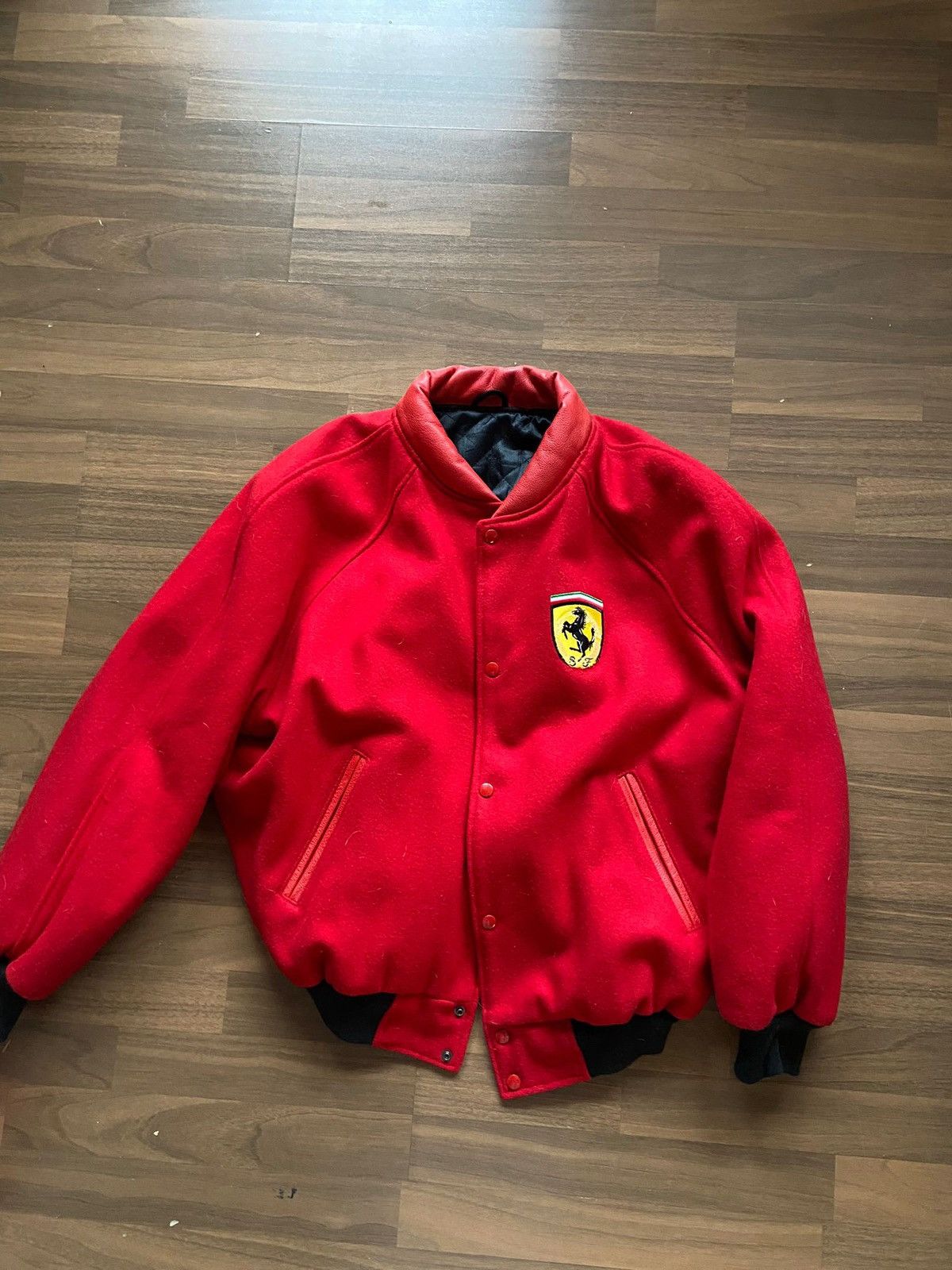 Vintage Vintage Ferrari Bomber Jacke 1996 Drake Size US L / EU 52-54 / 3 - 2 Thumbnail