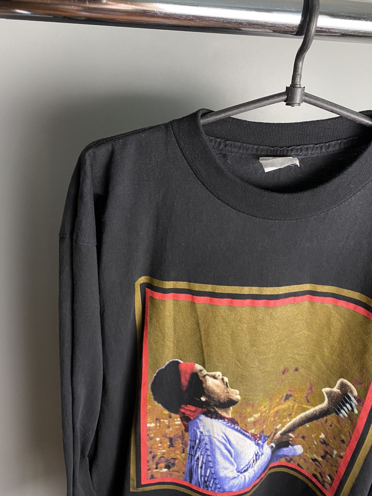 Band Tees × Jimi Hendrix × Vintage Vintage 1994 Jimi Hendrix Woodstock Shirt Size US XL / EU 56 / 4 - 3 Thumbnail