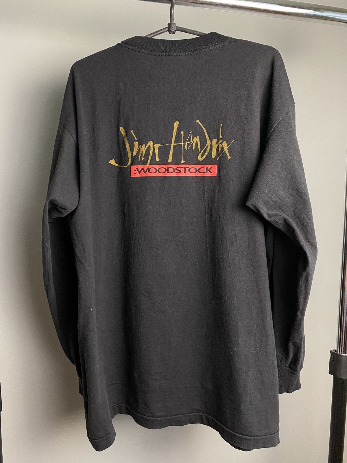 Band Tees × Jimi Hendrix × Vintage Vintage 1994 Jimi Hendrix Woodstock Shirt Size US XL / EU 56 / 4 - 6 Thumbnail
