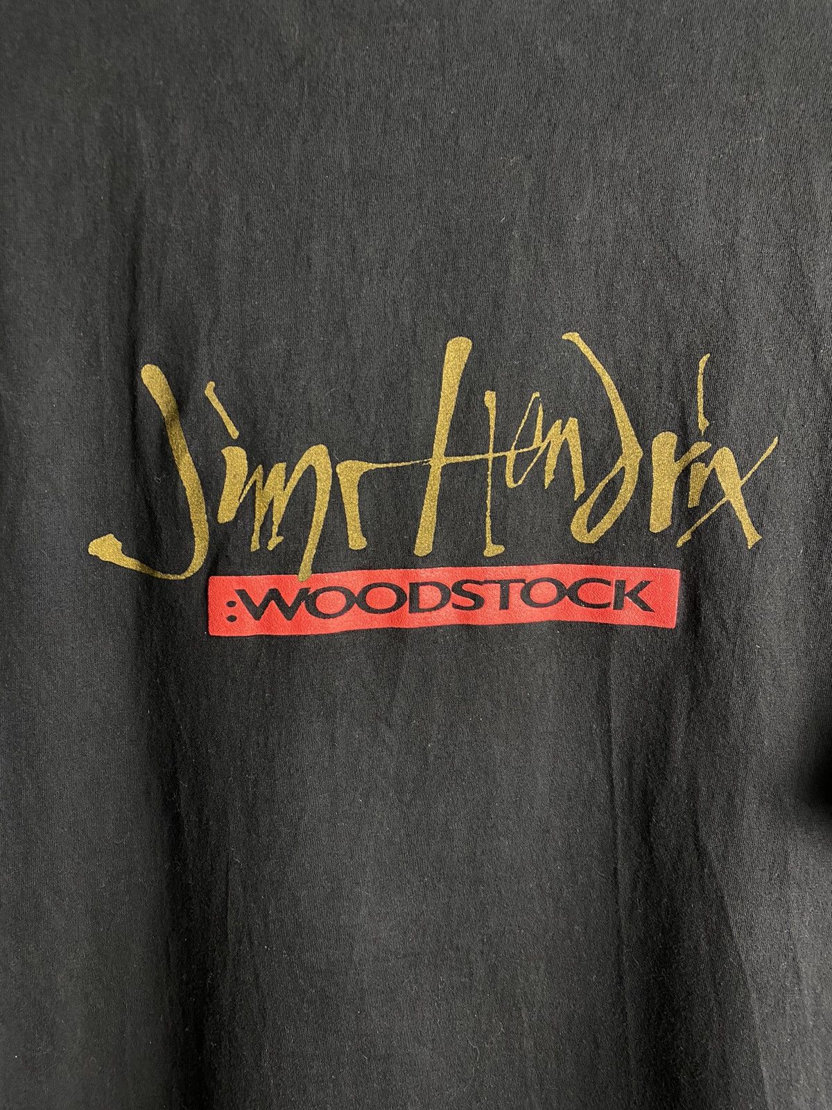 Band Tees × Jimi Hendrix × Vintage Vintage 1994 Jimi Hendrix Woodstock Shirt Size US XL / EU 56 / 4 - 7 Thumbnail