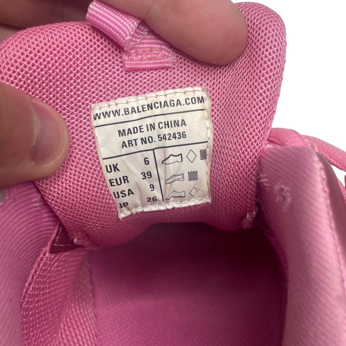 Balenciaga Balenciaga Track Runner Pink Size US 9 / IT 39 - 6 Thumbnail