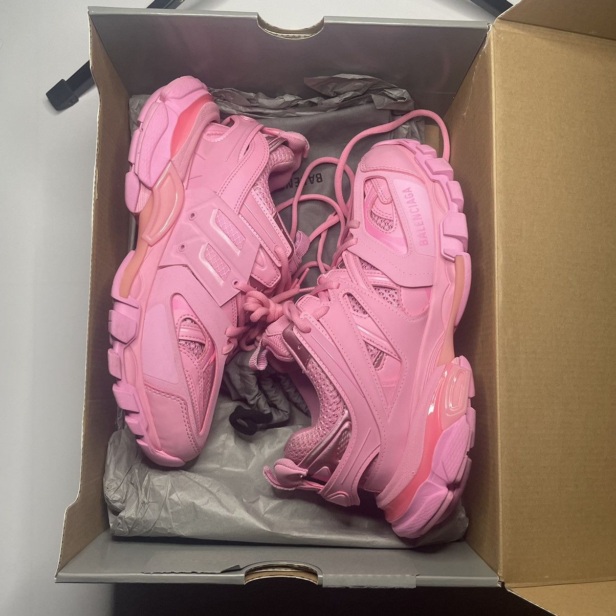Balenciaga Balenciaga Track Runner Pink Size US 9 / IT 39 - 8 Thumbnail