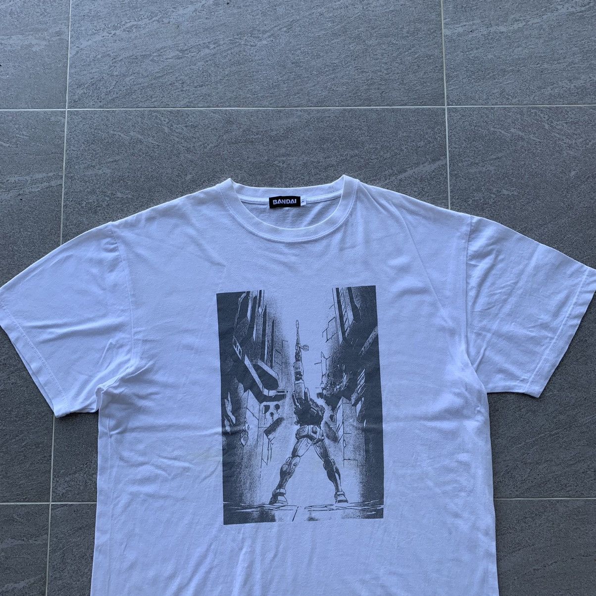 Anime × Japanese Brand vintage anima japan GUNDAM t shirt spell out big design.. Size US XL / EU 56 / 4 - 2 Thumbnail