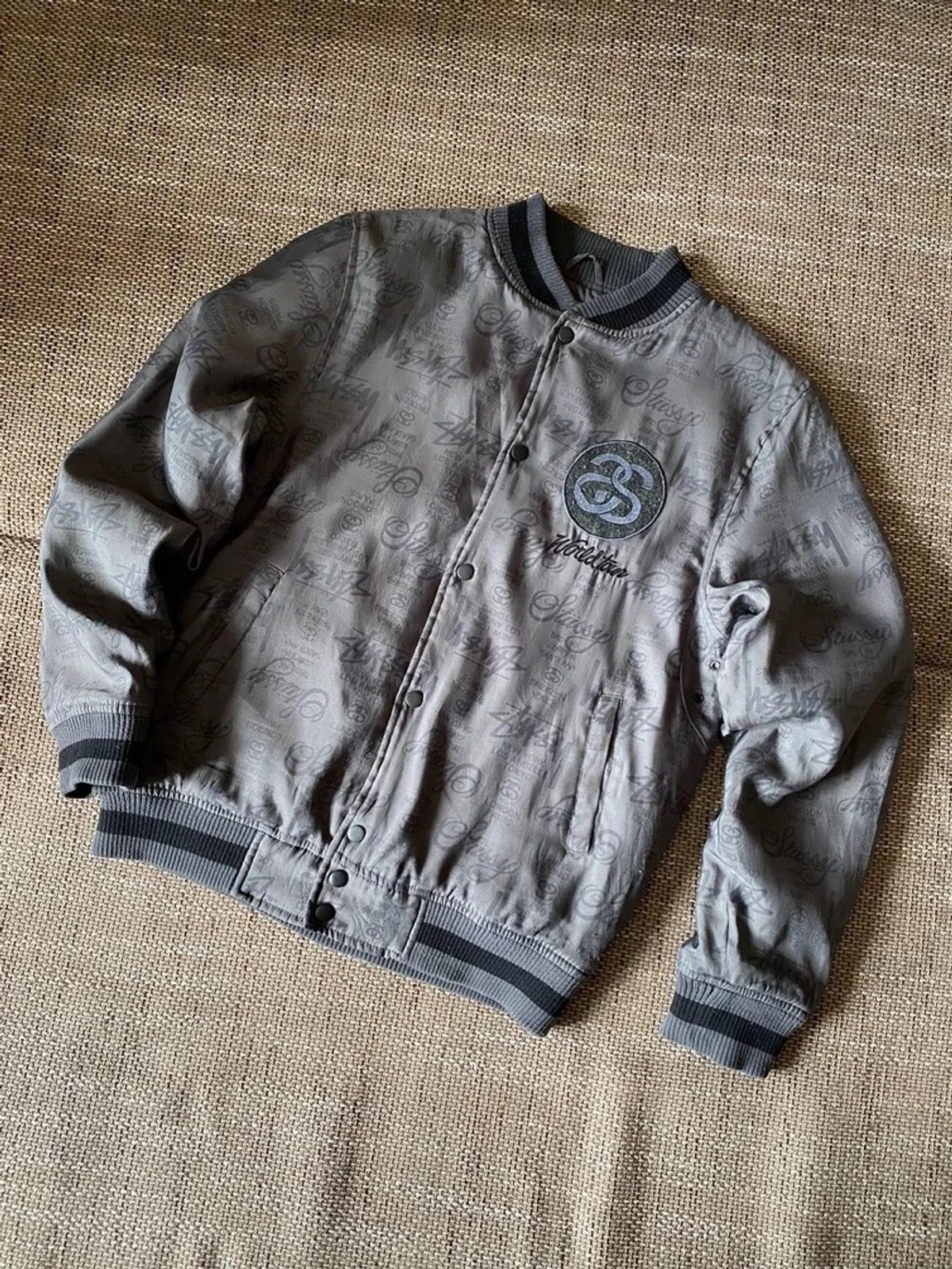 Stussy gear vintage monogram bomber jacket