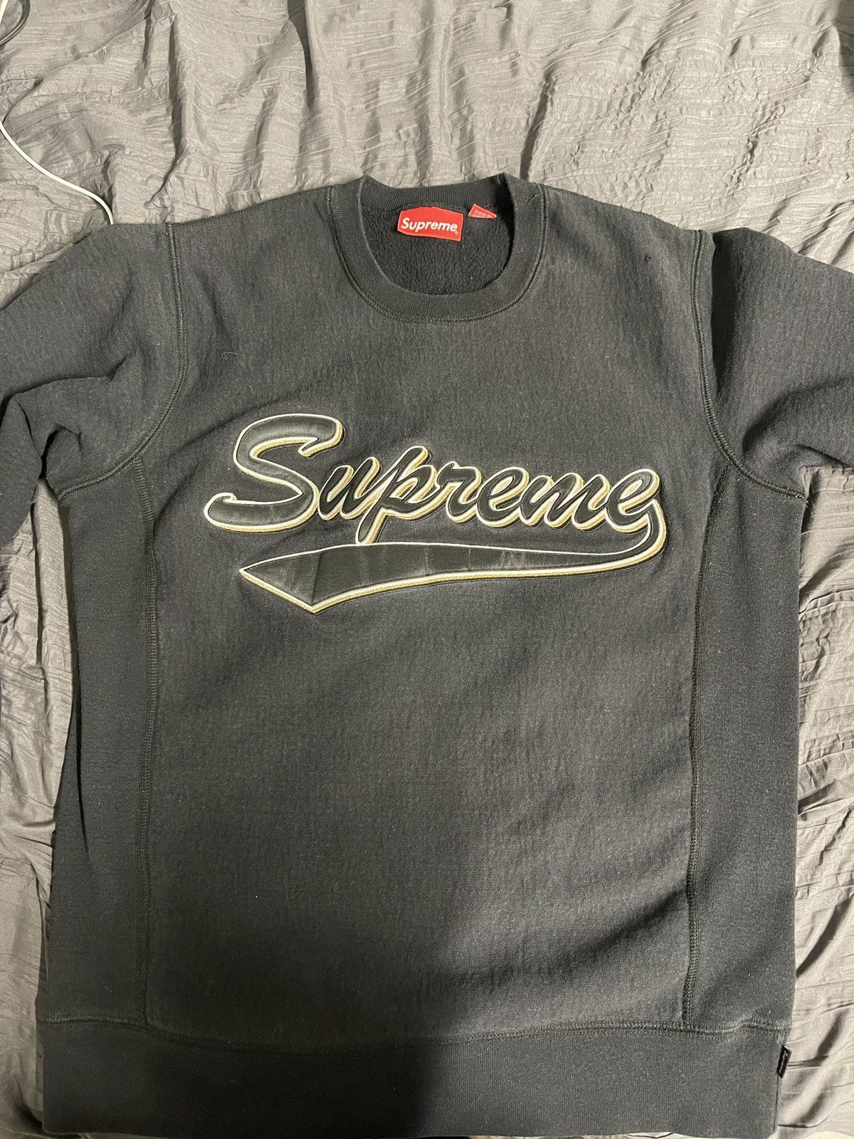 Supreme Brush Script Crewneck | Grailed