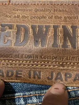 Edwin Vintage 90s Edwin 503 Selvedge Straight Jeans Made In Japan Size US 32 / EU 48 - 10 Thumbnail