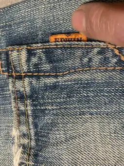Edwin Vintage 90s Edwin 503 Selvedge Straight Jeans Made In Japan Size US 32 / EU 48 - 5 Thumbnail