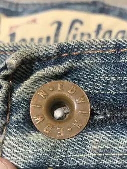 Edwin Vintage 90s Edwin 503 Selvedge Straight Jeans Made In Japan Size US 32 / EU 48 - 8 Thumbnail
