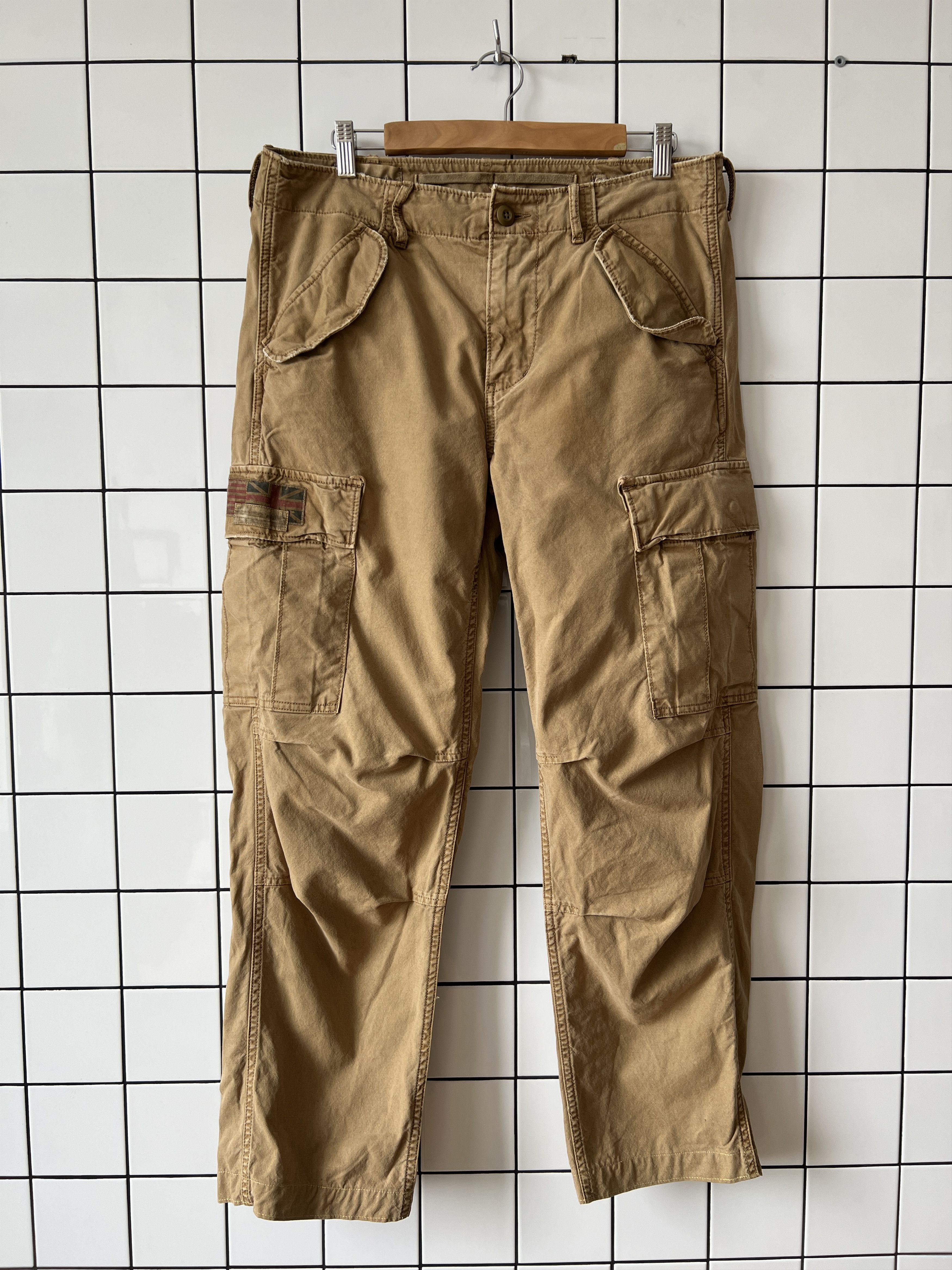 Denim & Supply Ralph Lauren × Polo Ralph Lauren DENIM SUPPLY RALPH LAUREN Cargo Pants Army Vintage A8457 Size US 34 / EU 50 - 6 Thumbnail
