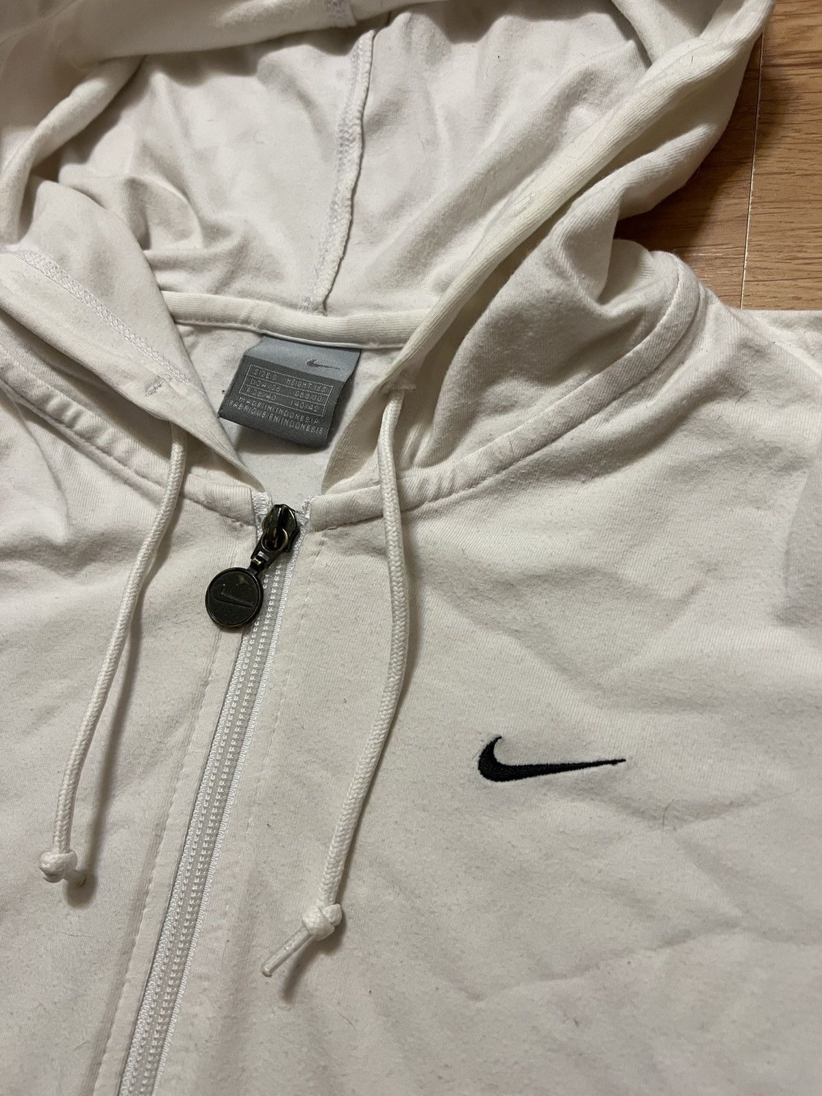 Nike Hoodie Nike vintage central logo central swoosh retro y2k Size S / US 4 / IT 40 - 4 Thumbnail