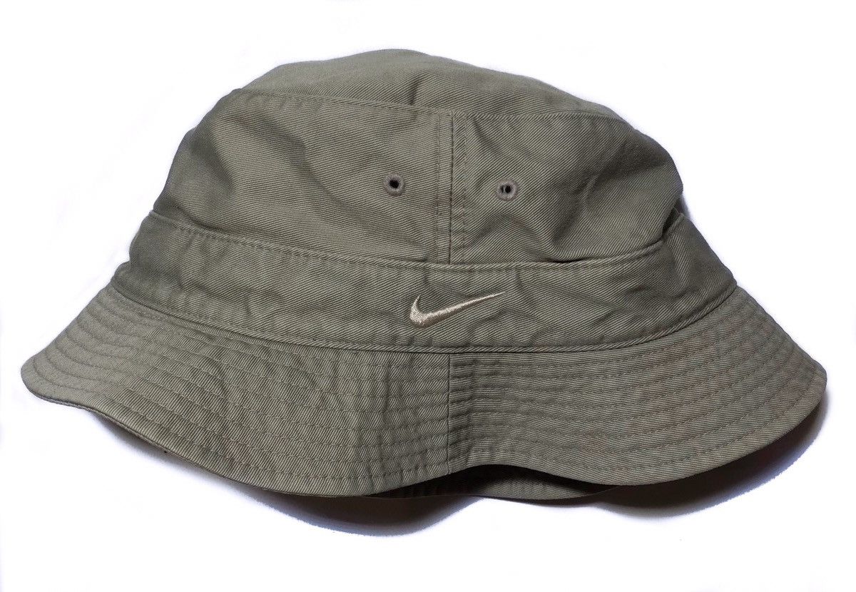 Nike Vintage 90’s Nike Swoosh Bucket Hat Size 34 - 2 Thumbnail