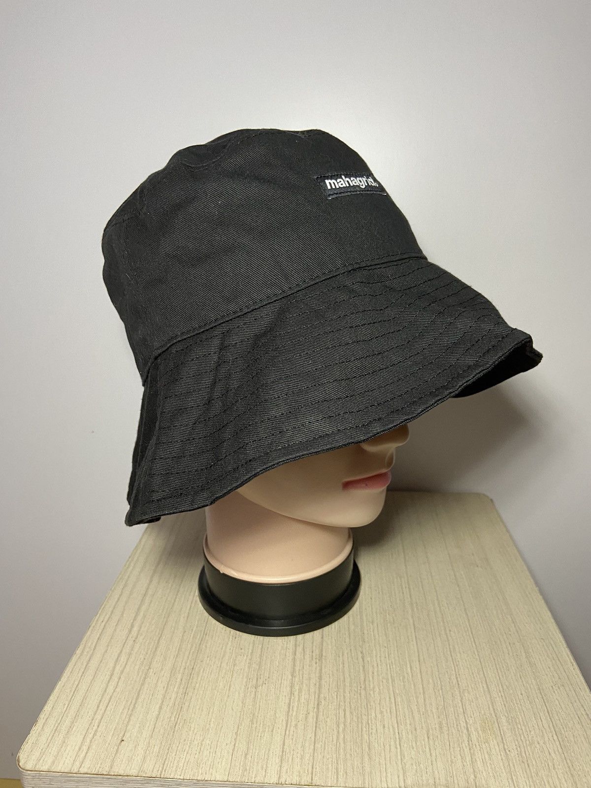 Japanese Brand MAHAGRID BASIC LOGO LONG BUCKET HAT Size ONE SIZE - 3 Thumbnail