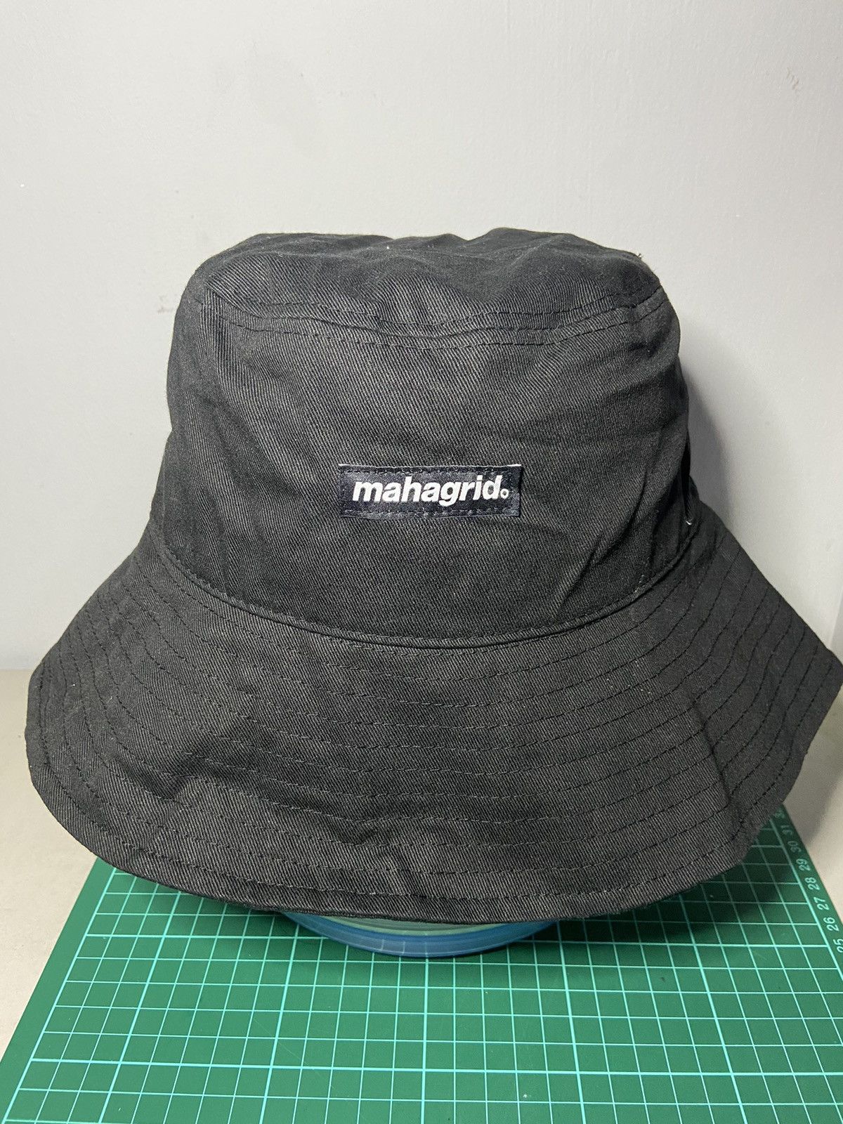 Japanese Brand MAHAGRID BASIC LOGO LONG BUCKET HAT Size ONE SIZE - 6 Thumbnail