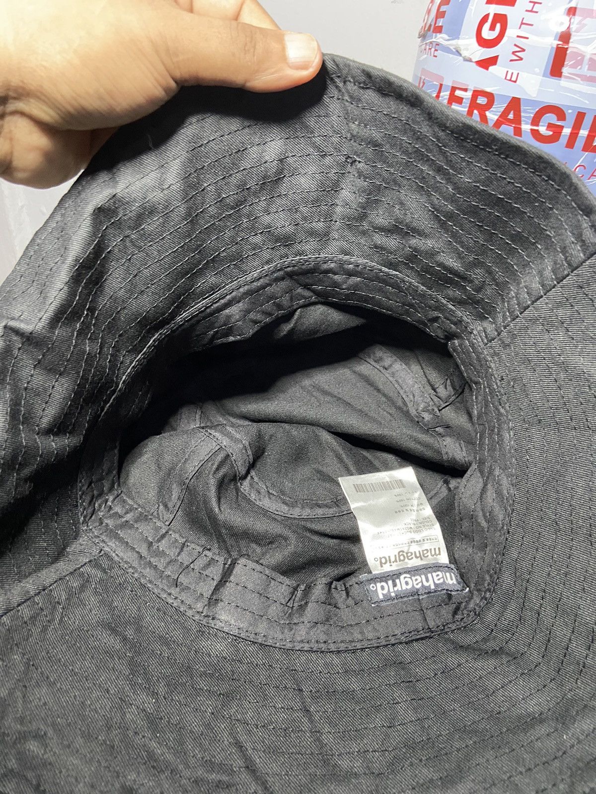 Japanese Brand MAHAGRID BASIC LOGO LONG BUCKET HAT Size ONE SIZE - 8 Thumbnail