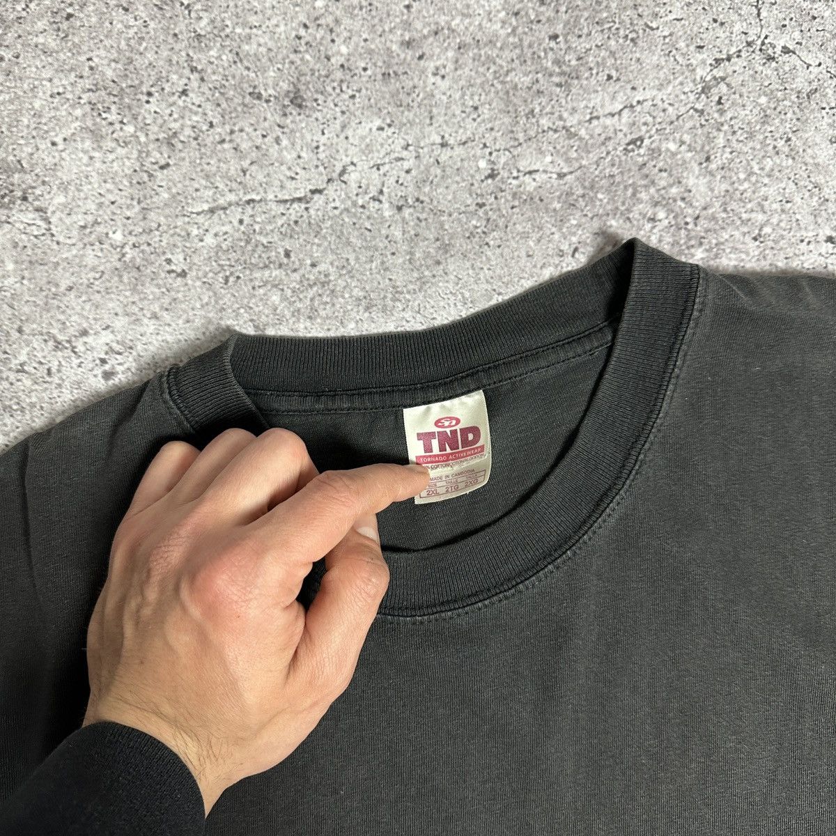 Vintage Vintage 90s West Coast Choppers Here Today Hell Tomorrow tee Size US XXL / EU 58 / 5 - 8 Thumbnail
