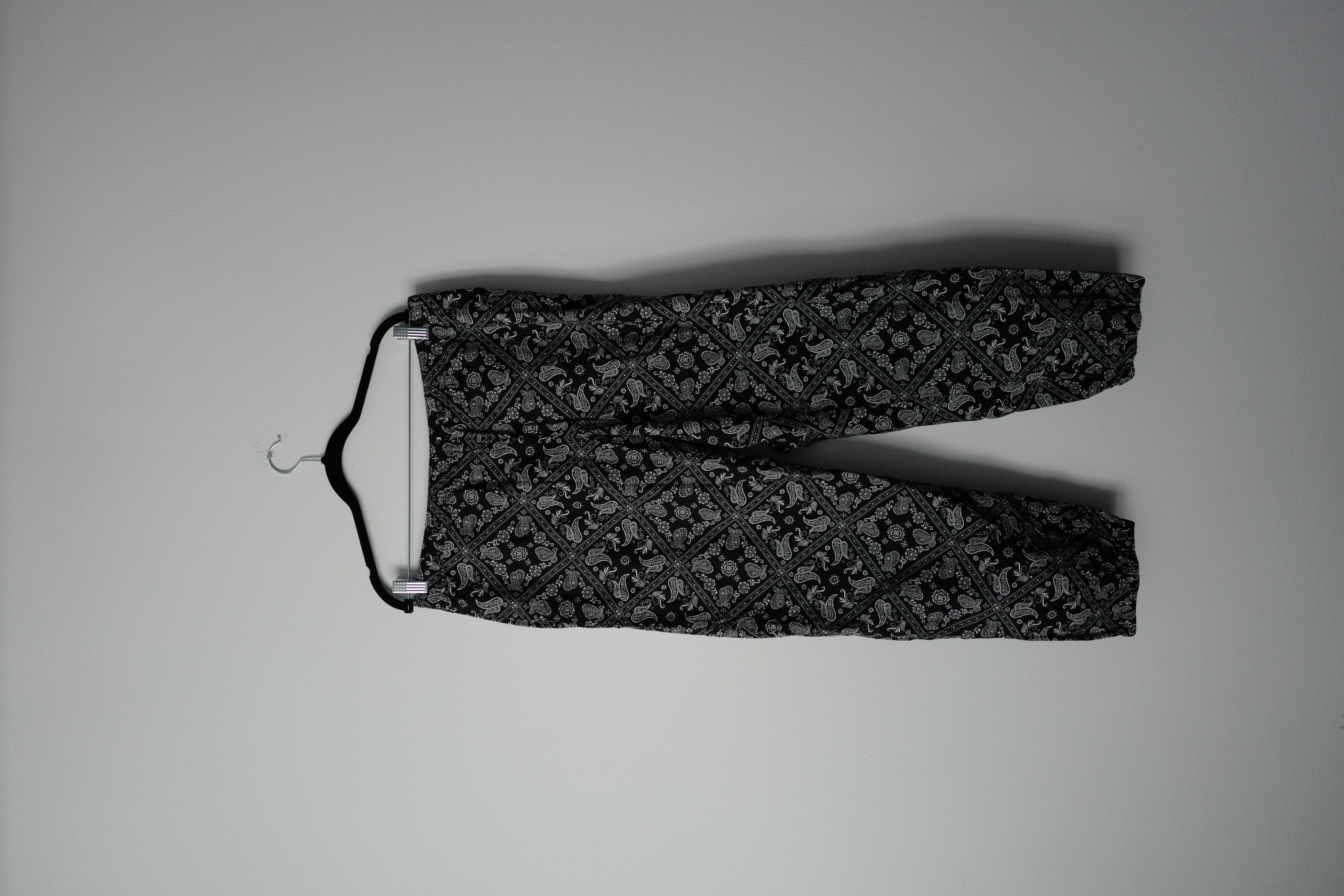 image of Supreme Bandana Track Pants (Black), Men's (Size 32)