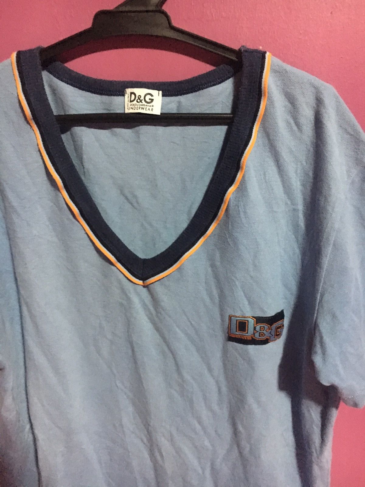 DOLCE&GABBANA BLUE SIZE M TEE SHIRT ITALY