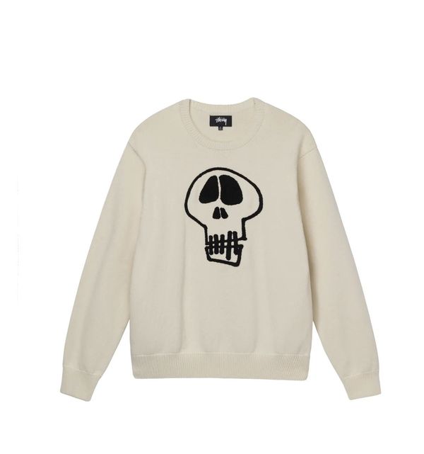 stussy skull sweater XLサイズ-