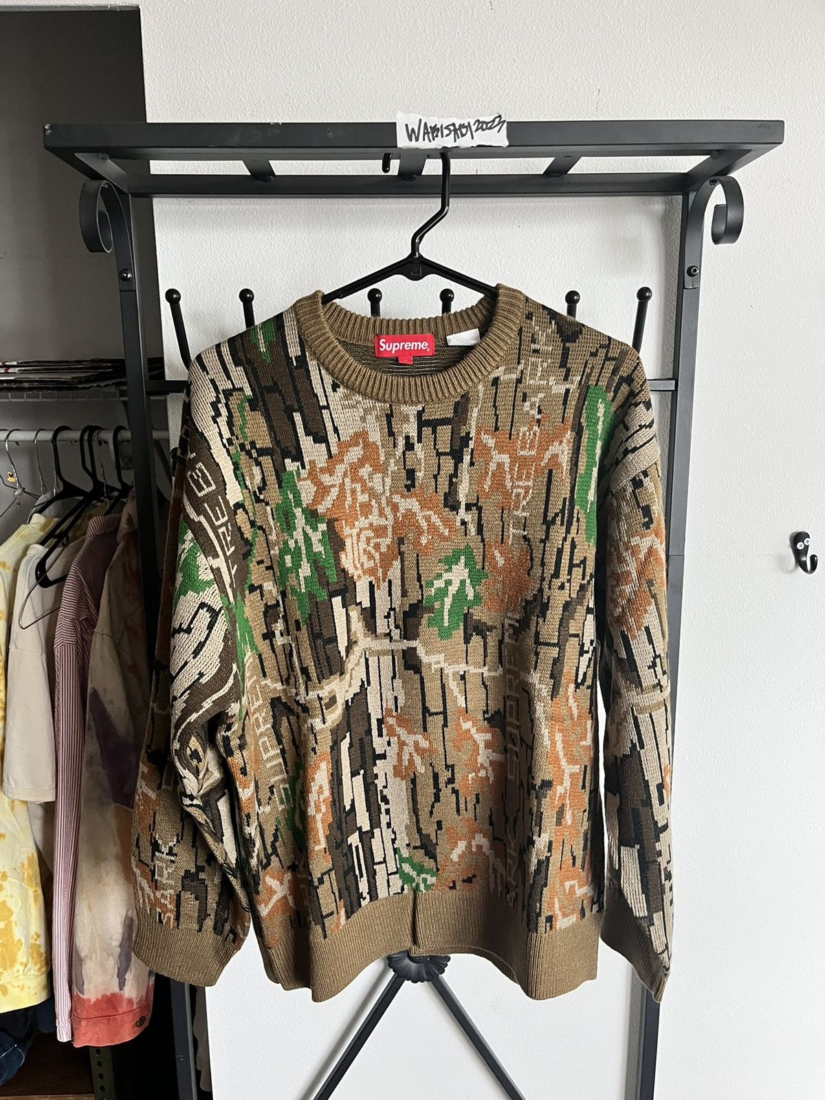 Supreme FW22 Supreme 'Trebark Camo' Sweater | Grailed