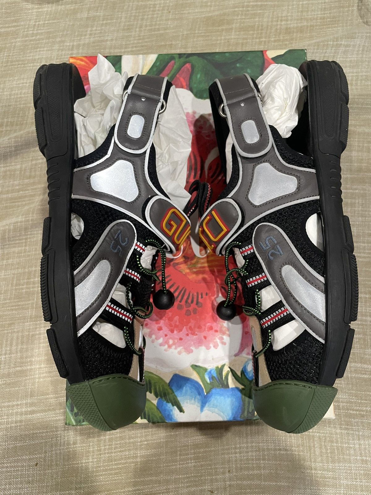 Gucci Closed-Toe Gucci Sandals Size US 12 / EU 45 - 3 Thumbnail