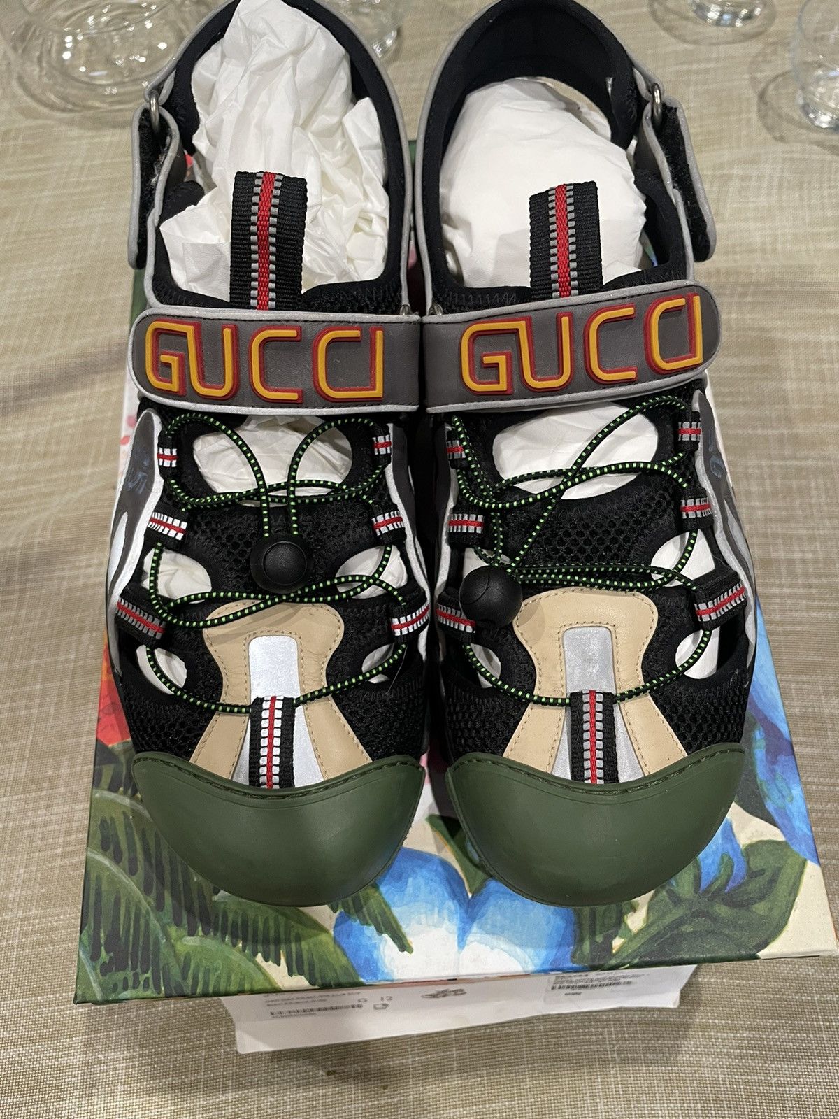 Gucci Closed-Toe Gucci Sandals Size US 12 / EU 45 - 5 Thumbnail