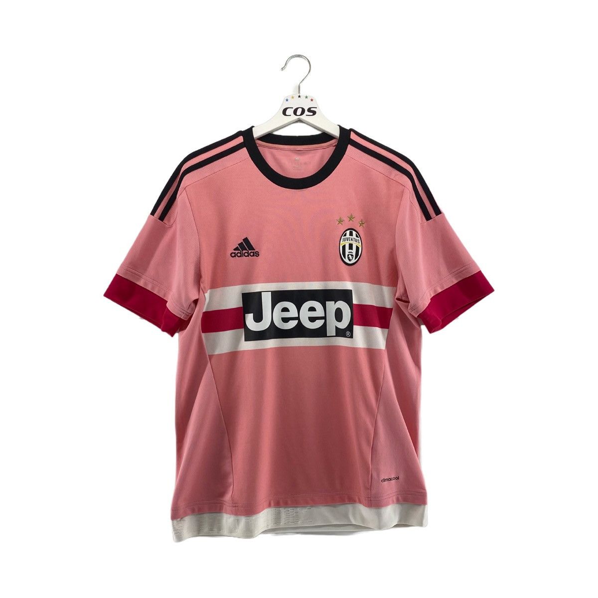 Adidas Juventus FC 2015 2016 Away Pink Drake Football Jersey Shirt ...
