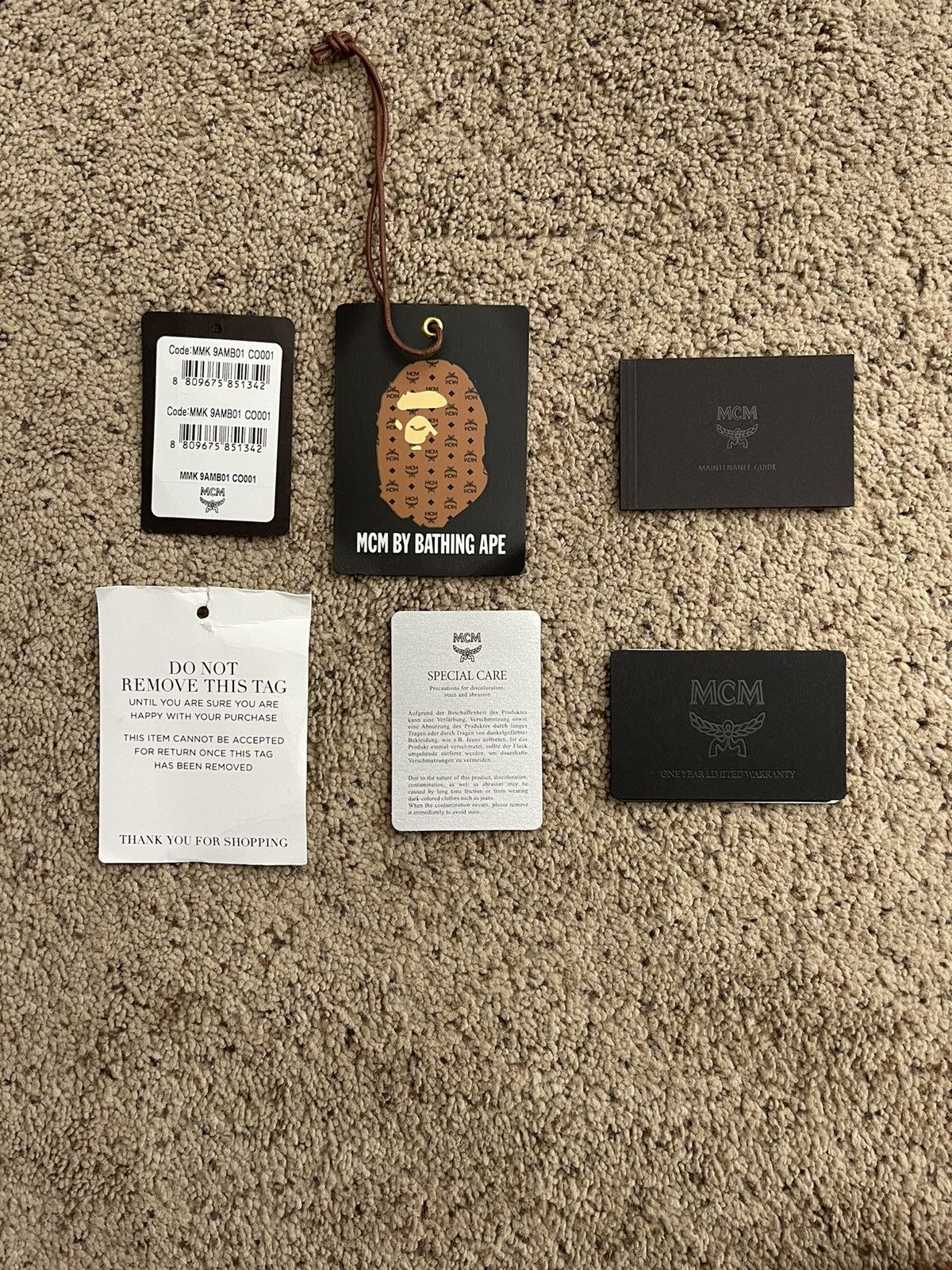 Bape × MCM MCM x BAPE Shark Stark Backpack Size ONE SIZE - 5 Thumbnail