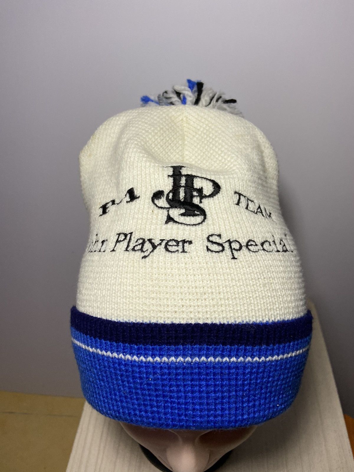 Japanese Brand × Vintage VINTAGE RARE F-1 JOHN PLAYER SPECIAL SNOW POM HAT Size ONE SIZE - 4 Thumbnail