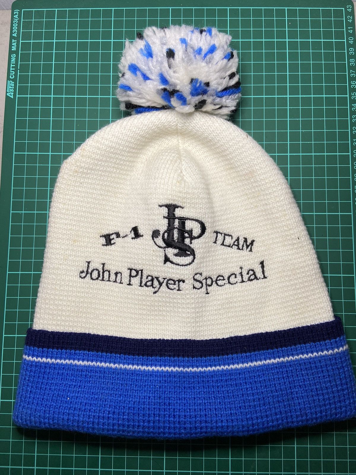 Japanese Brand × Vintage VINTAGE RARE F-1 JOHN PLAYER SPECIAL SNOW POM HAT Size ONE SIZE - 5 Thumbnail