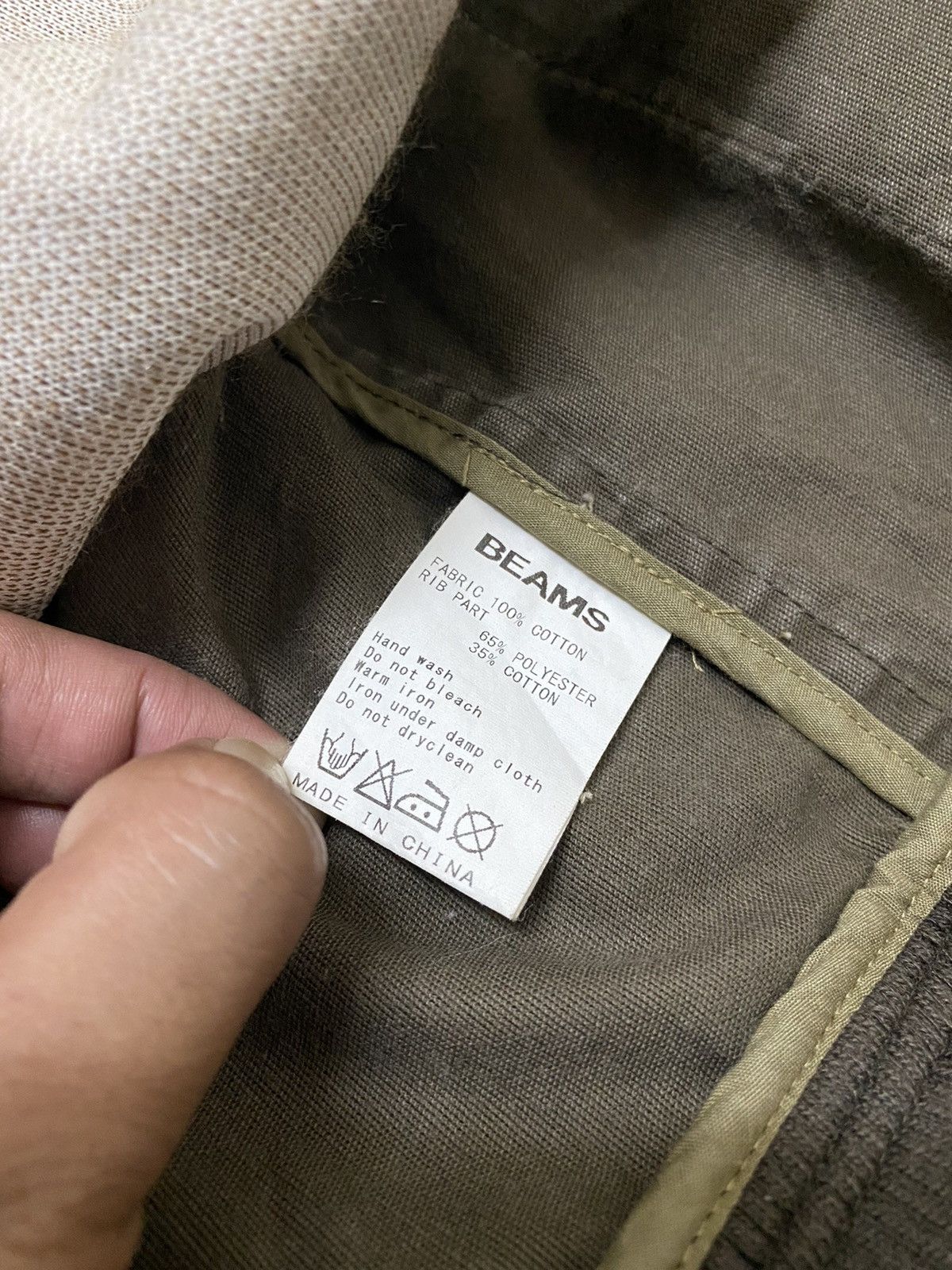 Beams Plus × Japanese Brand VINTAGE BEAMS LIGHT JACKET GREEN ARMY COLOURS Size US M / EU 48-50 / 2 - 8 Thumbnail