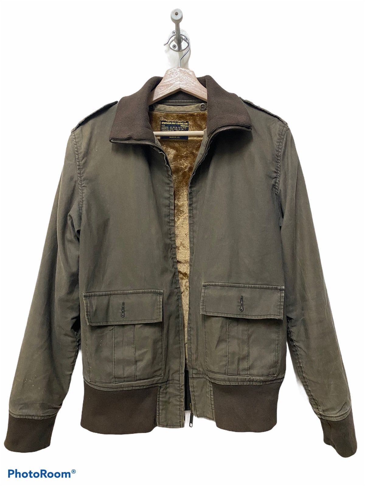 Beams Plus × Japanese Brand VINTAGE BEAMS LIGHT JACKET GREEN ARMY COLOURS Size US M / EU 48-50 / 2 - 1 Thumbnail