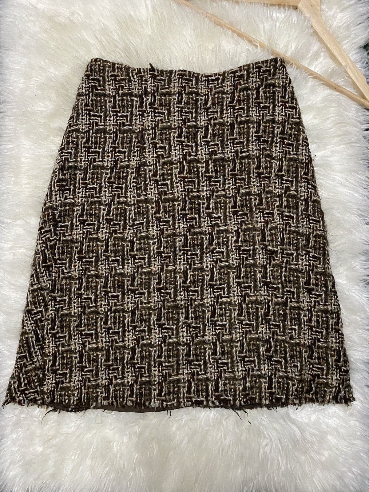 Marni × Napapijri MARNI WOOL SKIRT Size 27" / US 4 / IT 40 - 1 Thumbnail