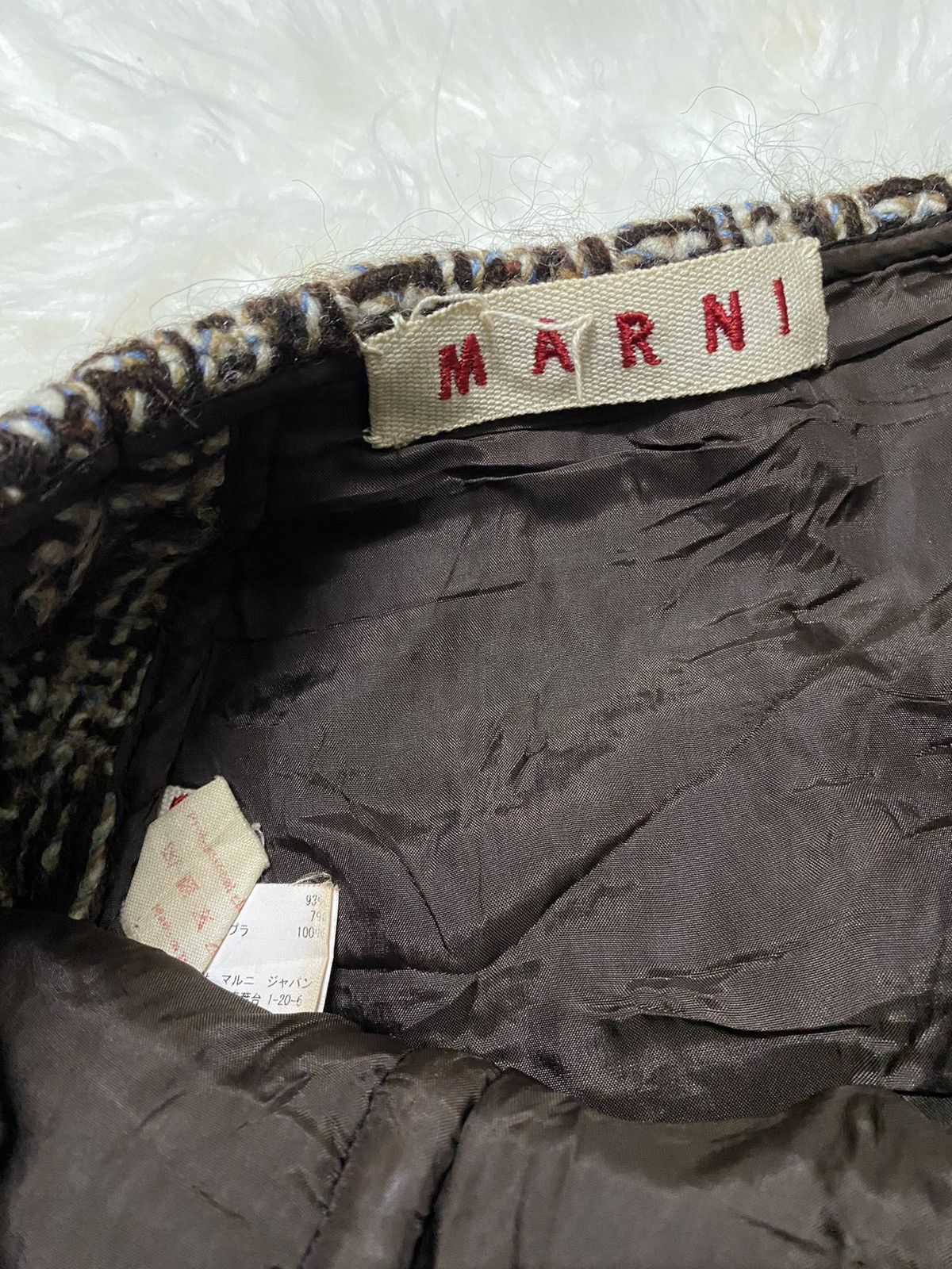 Marni × Napapijri MARNI WOOL SKIRT Size 27" / US 4 / IT 40 - 5 Thumbnail