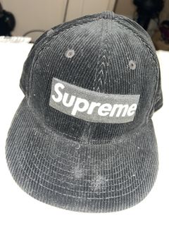 New Era Supreme Corduroy Box Logo | Grailed